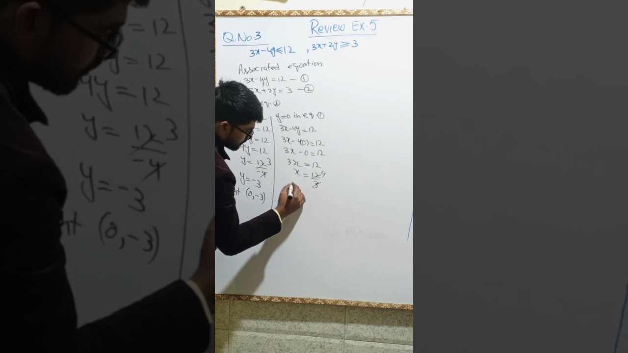 9th Class Math New Book Review Exercise 5 Question 3 Class 9 Math 