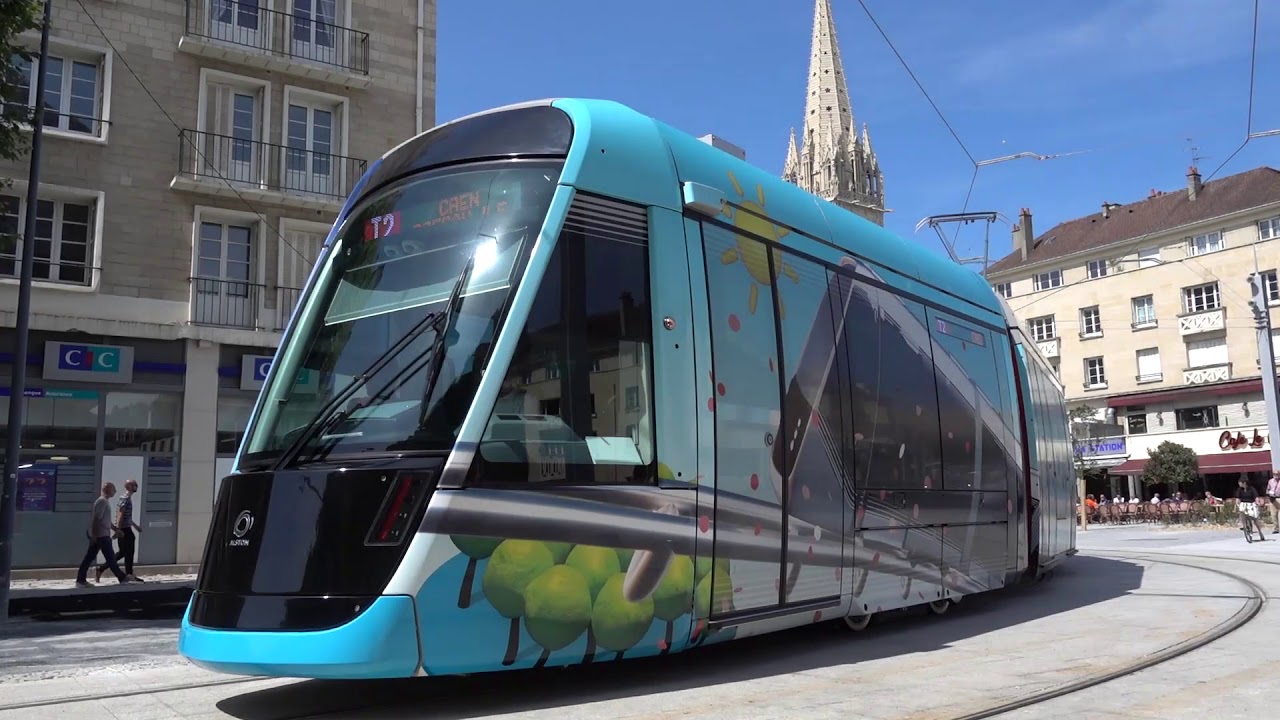 Tramway de Caen - Premier jour
