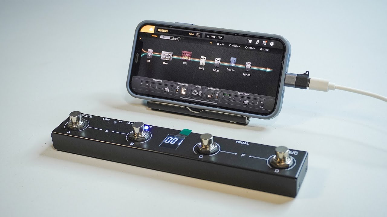 Transformé Un Telefono En Una Pedalera De Guitarra