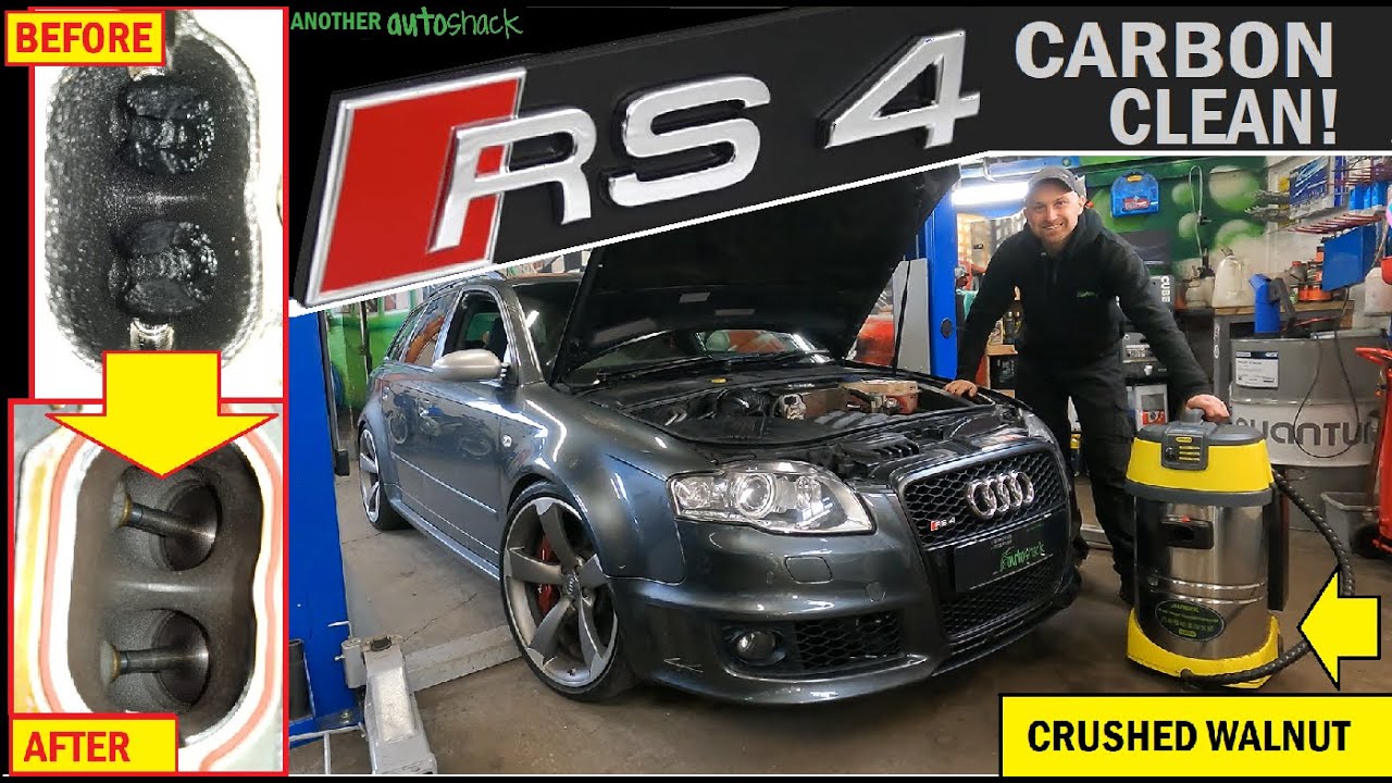 STUNNING B7 AUDI RS4 for a Walnut Blasting Carbon Clean and New Injectors!