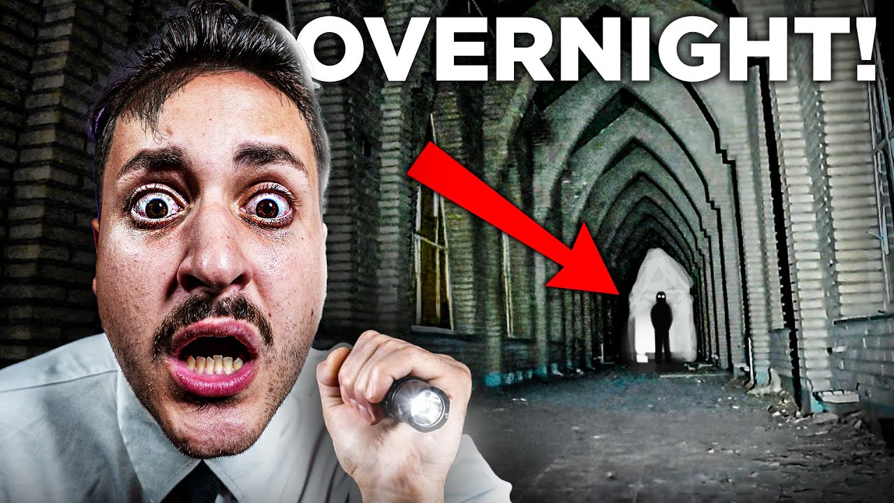 WER IST DA?! HORROR OVERNIGHT in verlassenem KLOSTER! 😨