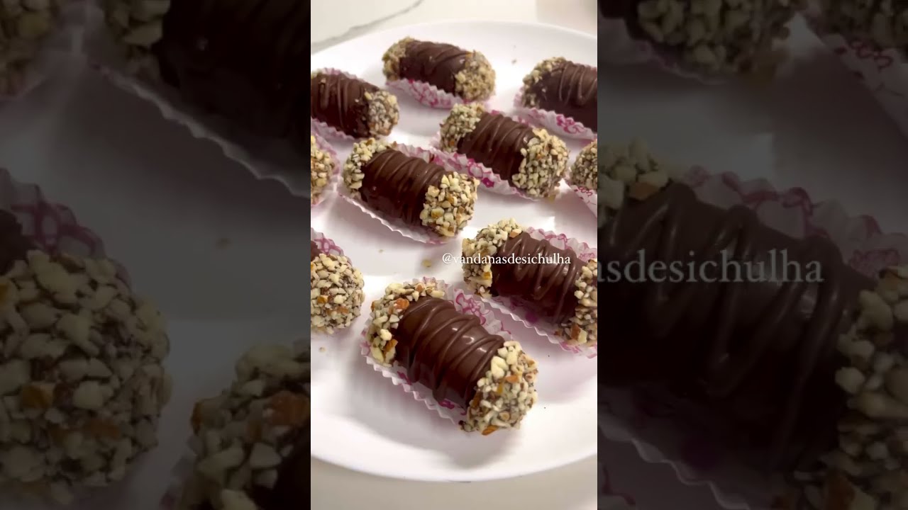 Special Chocolate Covered Stuffed Dates Iftar Special Ramadan Recipe | Assorted Dates Khajur Recipe