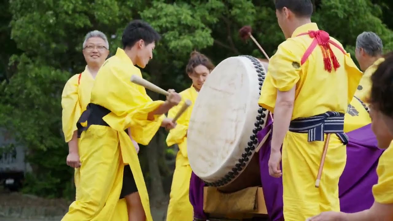 【若狭の棒振り】若狭町三宅 ‐信主神社例祭2024‐ 三宅太鼓会