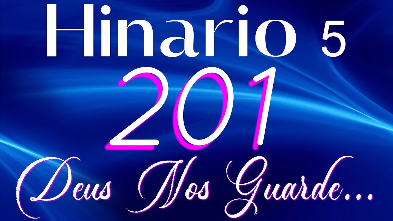HINO 201 CCB - Deus Nos Guarde - HIN&Aacute;RIO 5 COM LETRAS