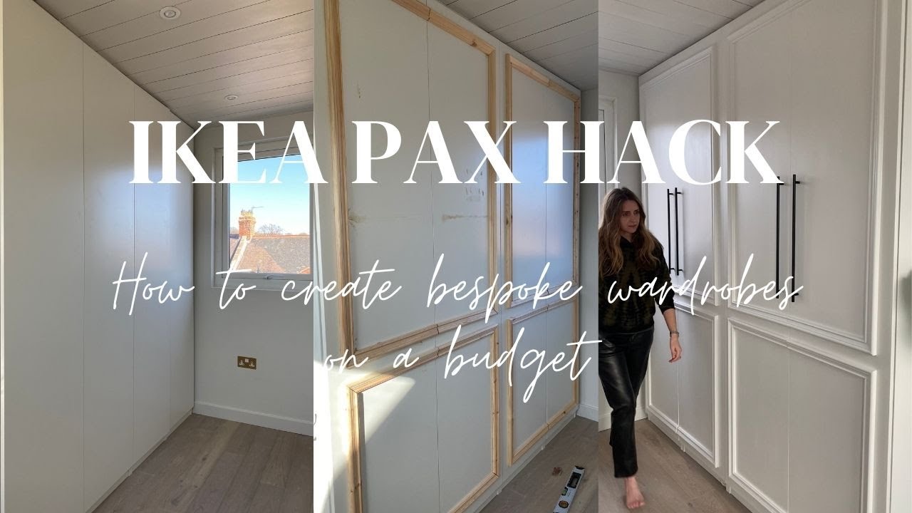 IKEA PAX WARDROBE HACK |  HOW TO CREATE BESPOKE WARDROBES ON A BUDGET | Kerry Lockwood