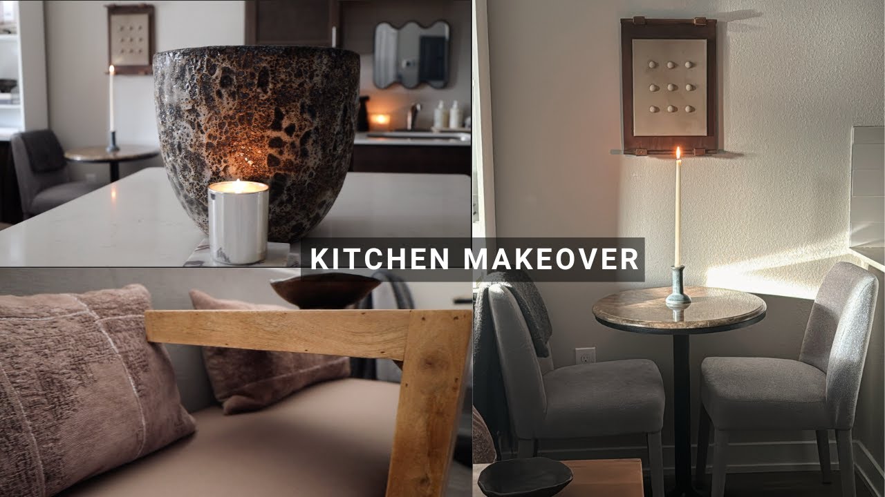 EXTREME KITCHEN + DINING AREA MAKEOVER | COFFEE/TEA BAR | DIYS + MORE | SIGNED ANDREA