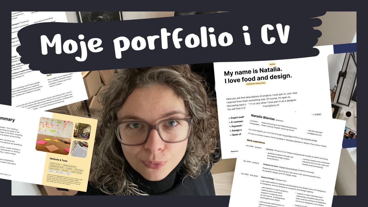 Moje portfolio i CV – praca w UX