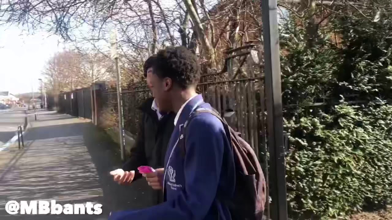 The excluded kid that chills outside the school on his bike.