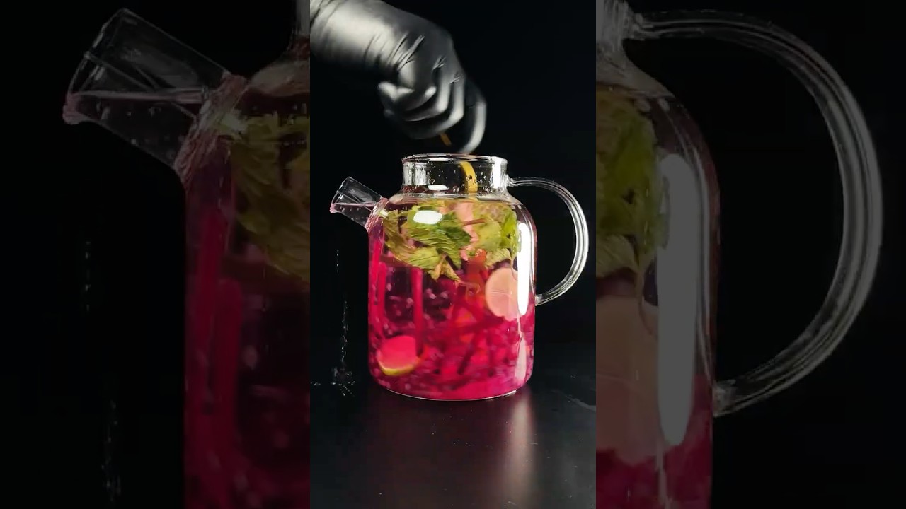 Detox water for Glowing Skin 🌟🌸🌺#shorts #asmr #detoxdrink #glowingskin