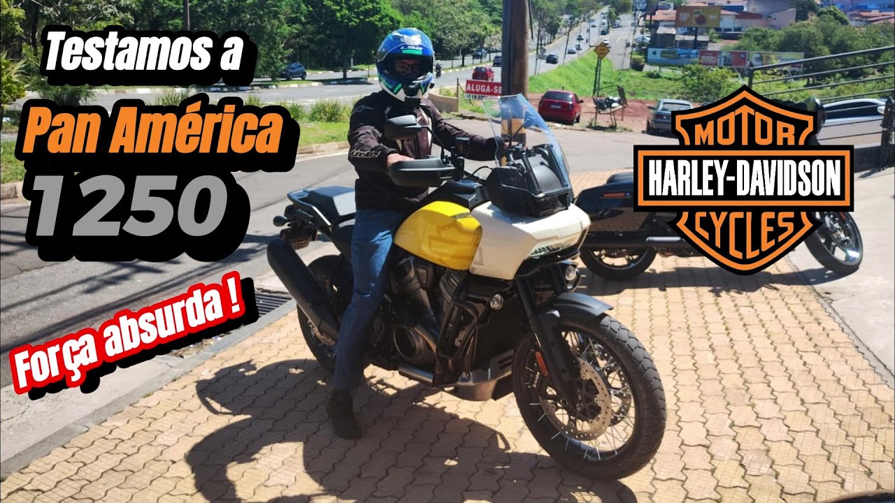 Testamos a Pan America 1250 a Big trail da Harley Davidson