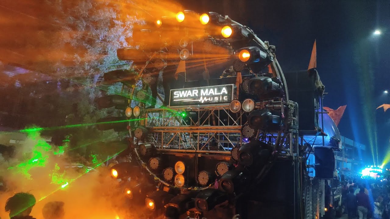 Dj Swarmala ।। Hindu Navvarsh Arang 2k22 ।। अनोखा प्रदर्शन सभी झुम उठे  #djswarmala #dj #soundcheck