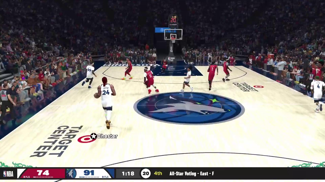 Regular season week 8 Rockets vs Wolves
