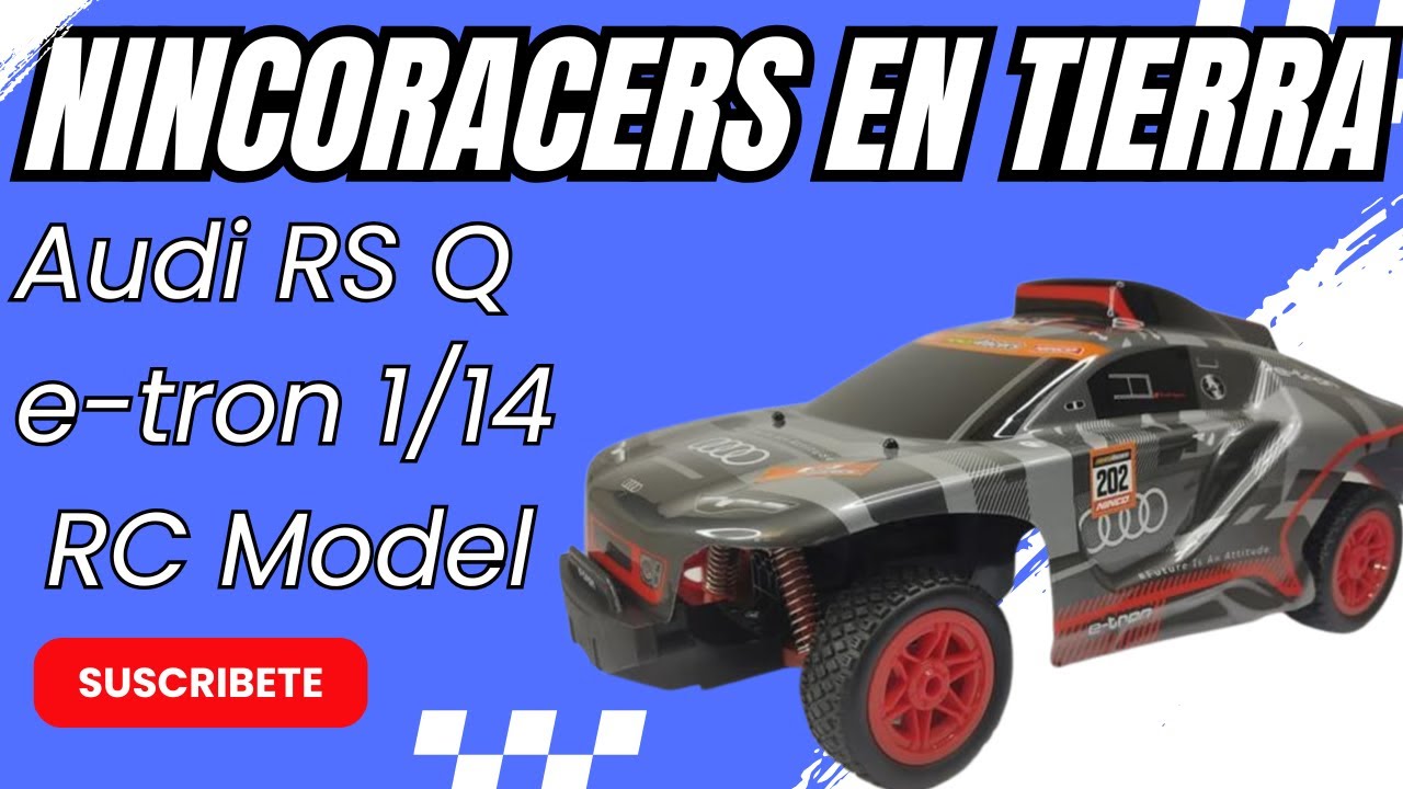 🏜️ Audi RS Q e-tron RC 1:14 en tierra | Prueba real off-road