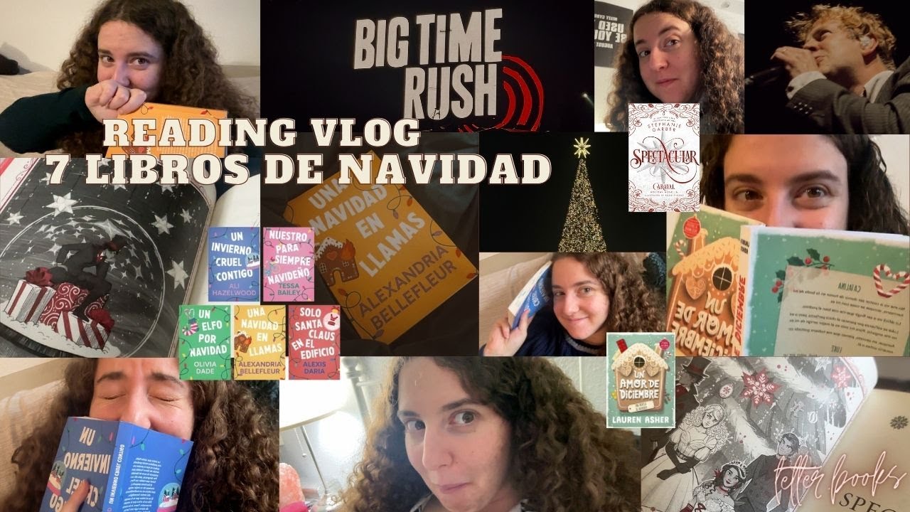 READING VLOG: leyendo 7 libros de navidad + recomendaciones / letterbooks
