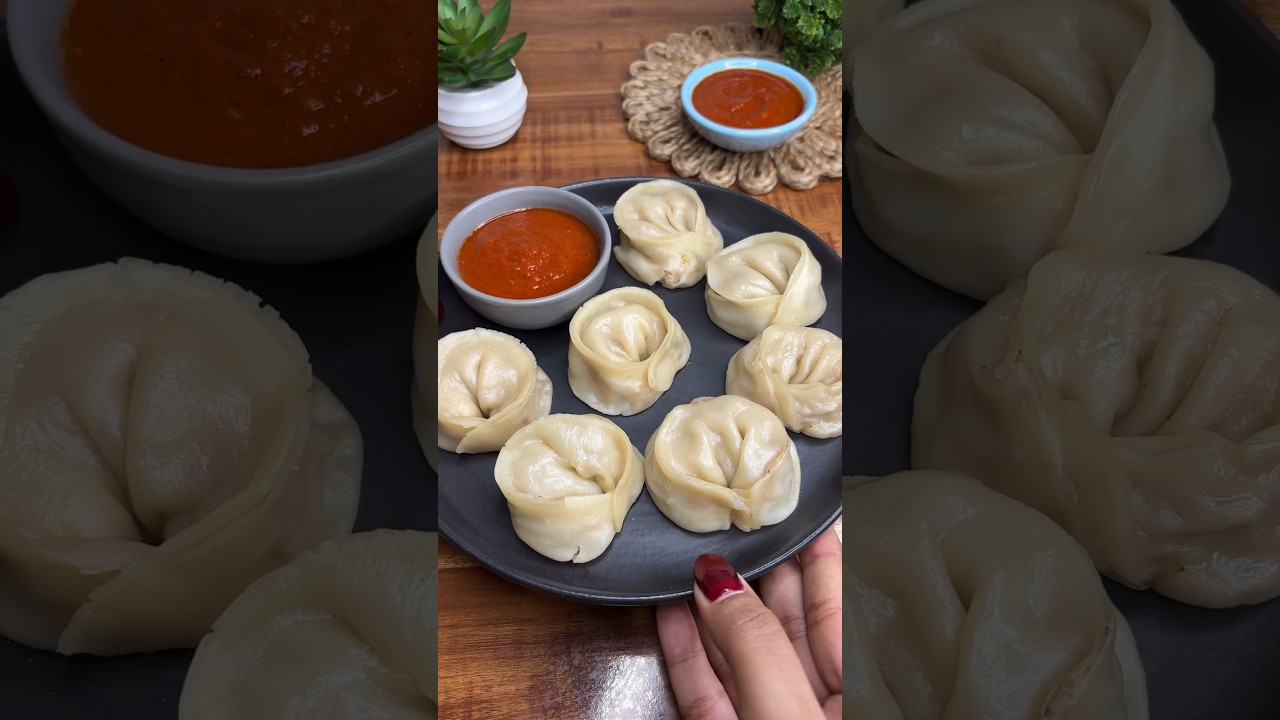 Chicken Momo Recipe | Indian Street Food Recipe #foodshorts