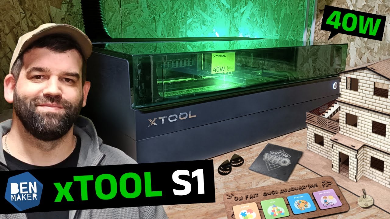Je teste le graveur laser xTool S1 (40W !)