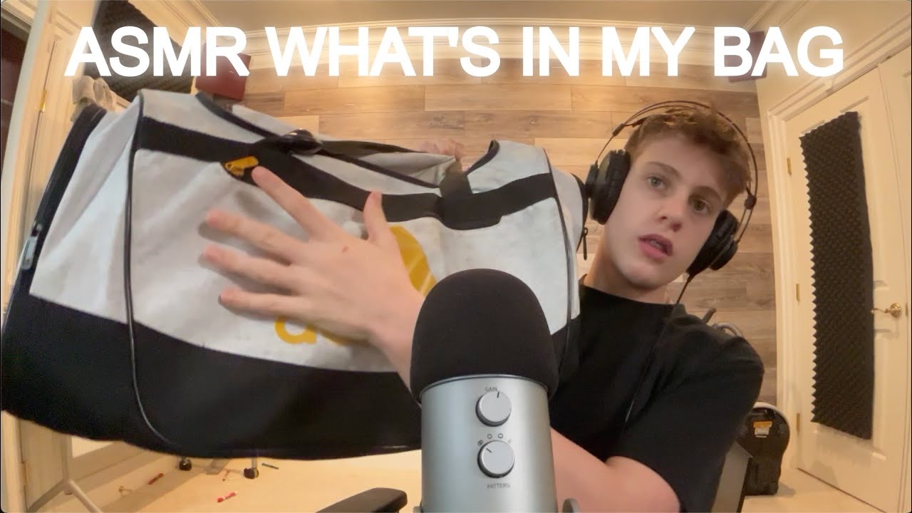 [ASMR #16] What's in my KICKBOXING bag?