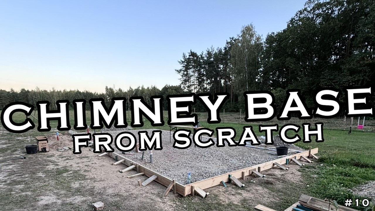 #10 Building Our House in Poland &ndash; DIY Concrete Formwork, Rebar Cage & Chimney Base Construction...