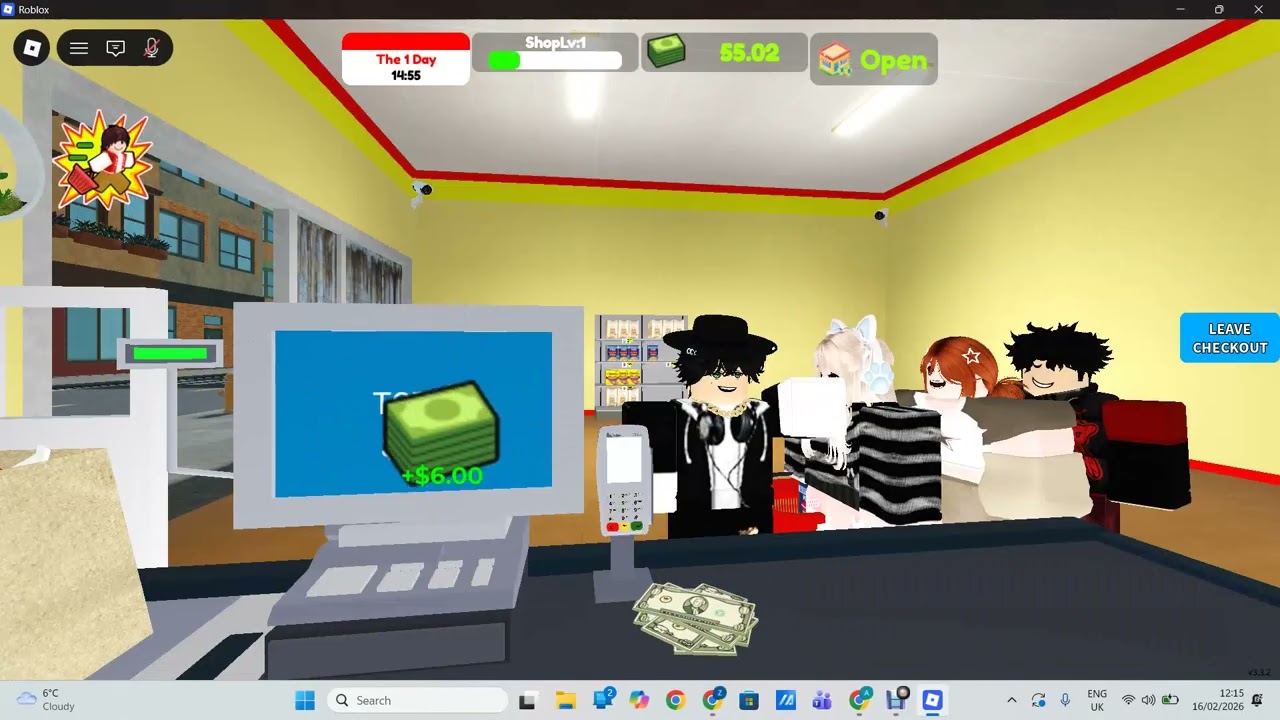 Supermarket Together - How Many Days Until I Make A Profit?