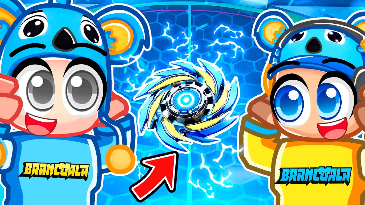 BEYBLADE NO ROBLOX PELA PRIMEIRA VEZ! 😱 INSANO - Brancoala Games