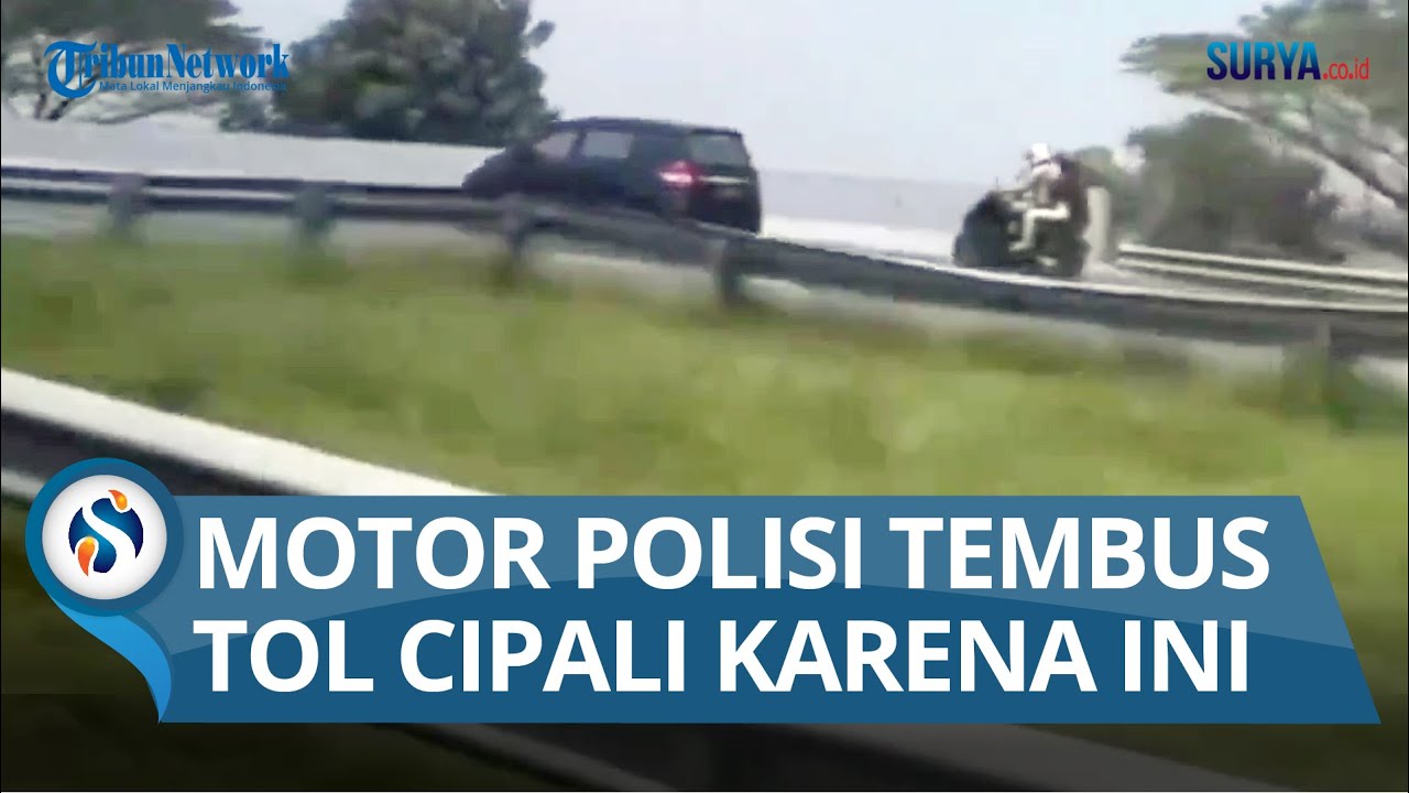 Pemudik Ketinggalan di Rest Area, Polisi Bantu Antar Pakai Motor Tembus Tol Cipali