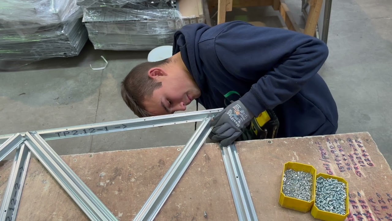 KSB Greenhouse 'Strong' door assembly
