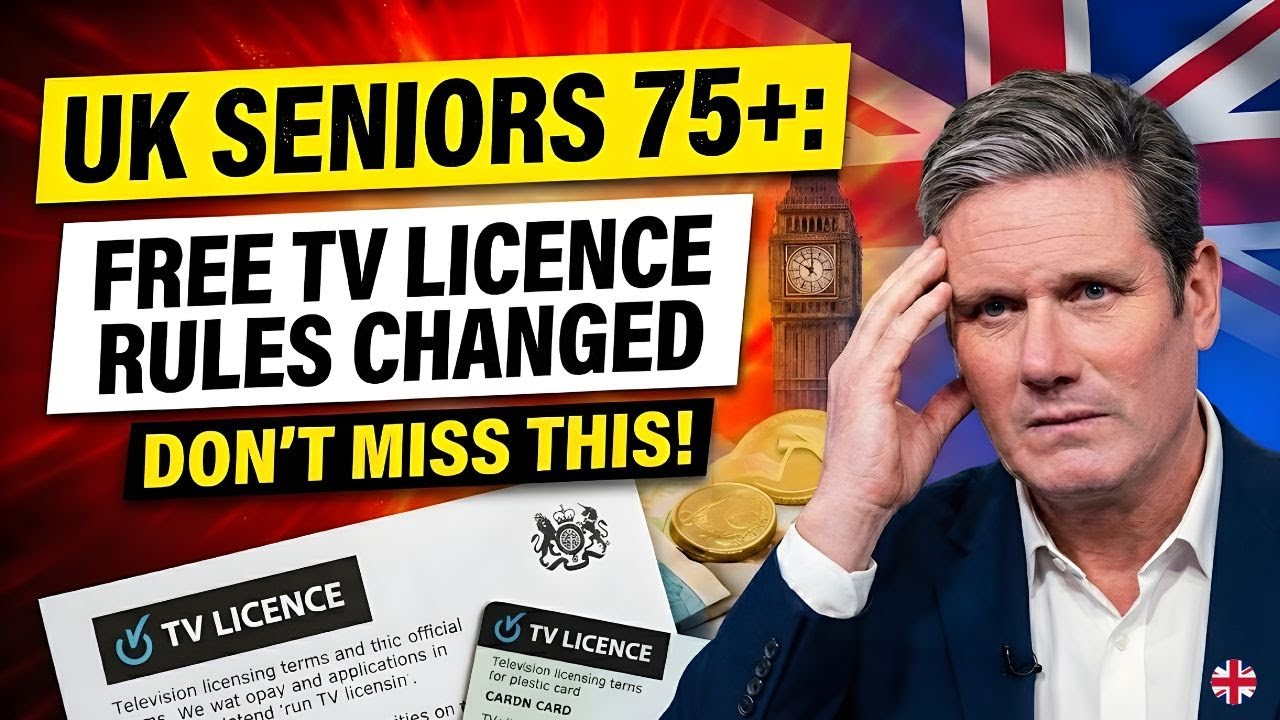 🔥 &ldquo;UK Seniors 75+: FREE TV Licence Rules Changed &mdash; Don&rsquo;t Miss This!