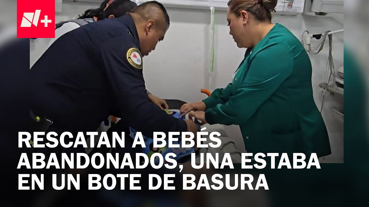 Rescatan a bebés abandonados en la Ciudad de México - En Punto
