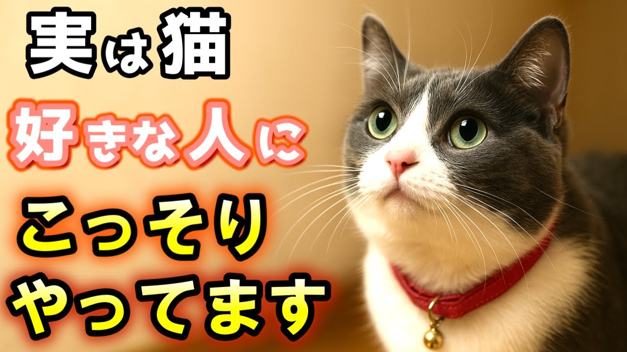 【感動】猫が“大好きな人”にだけこっそり見せる12のサイン｜気づけたらあなたは本当の家族