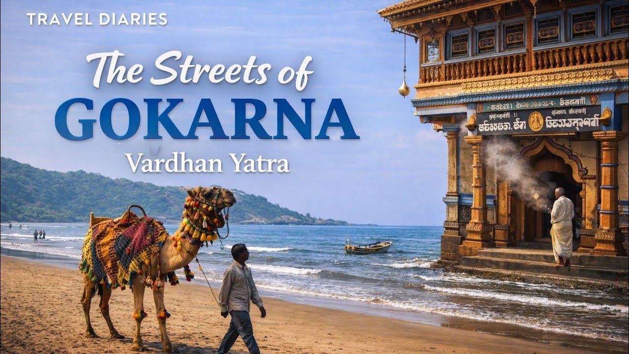 The Streets of Gokarna | Beach, Temple & Local Life | Vardhan Yatra