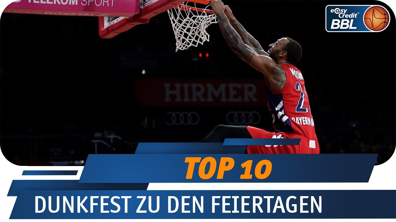 Dunkfest zu den Feiertagen | Telekom Sport Top 10 | easyCredit Basketball Bundesliga