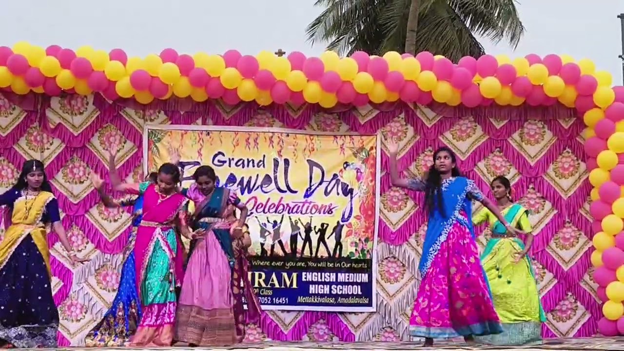 ### Farewell sri sairam high school remix dance performance to 7th class girls###