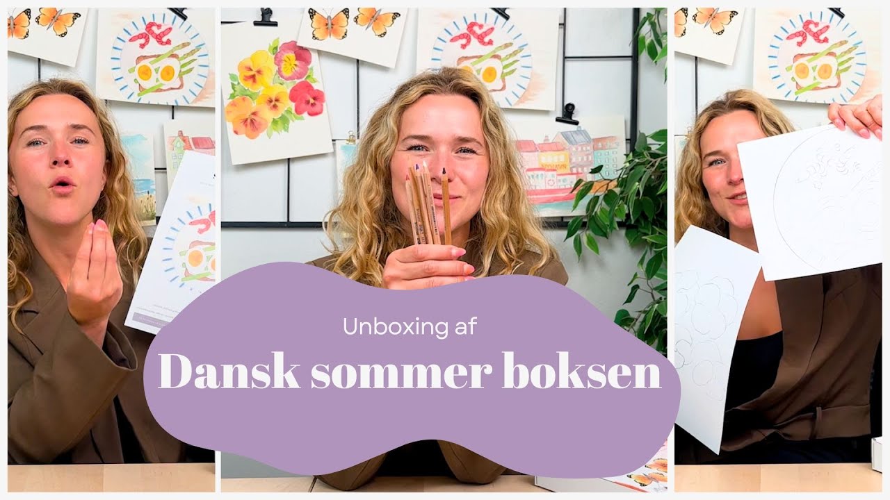 Unboxing af Dansk sommer boks