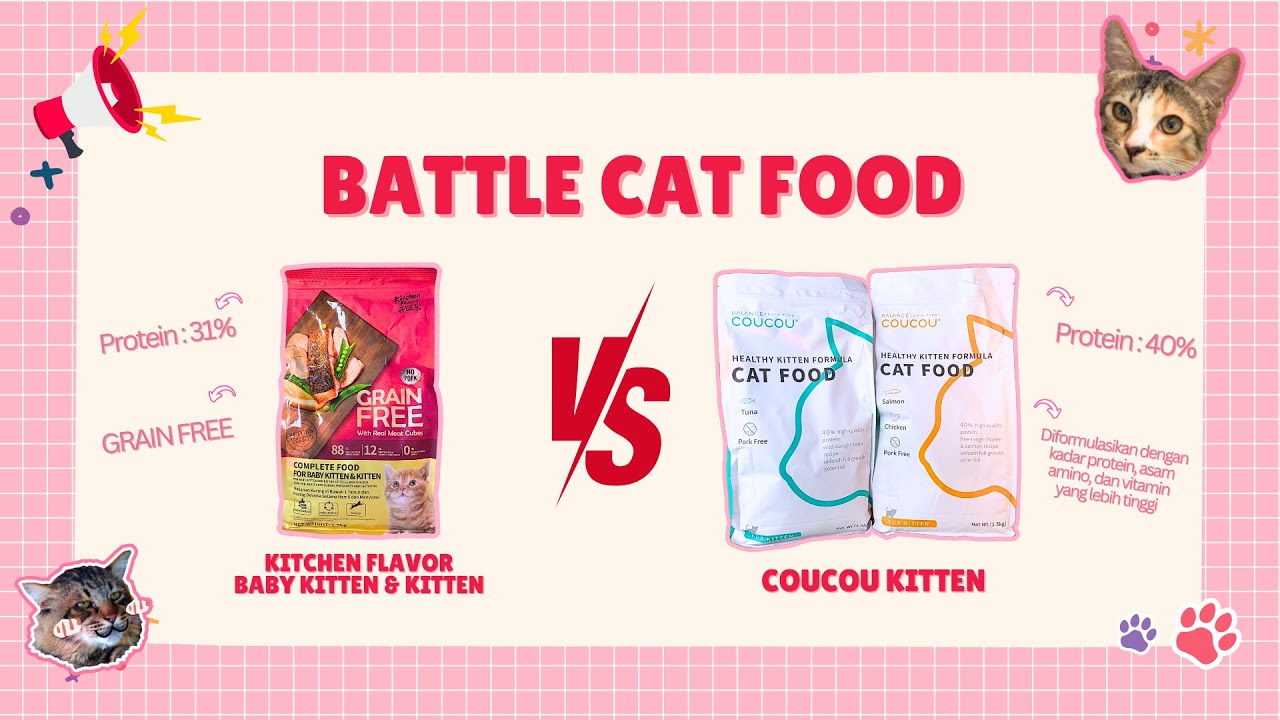 BATTLE CAT FOOD KITCHEN FLAVOR KITTEN VS COUCOU KITTEN! Bagus mana ya?  | Radiokucing #191