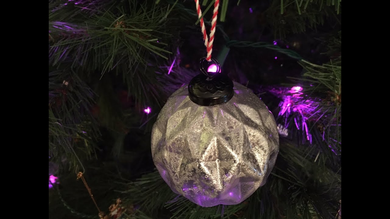 How To Make Mercury Glass Ornaments