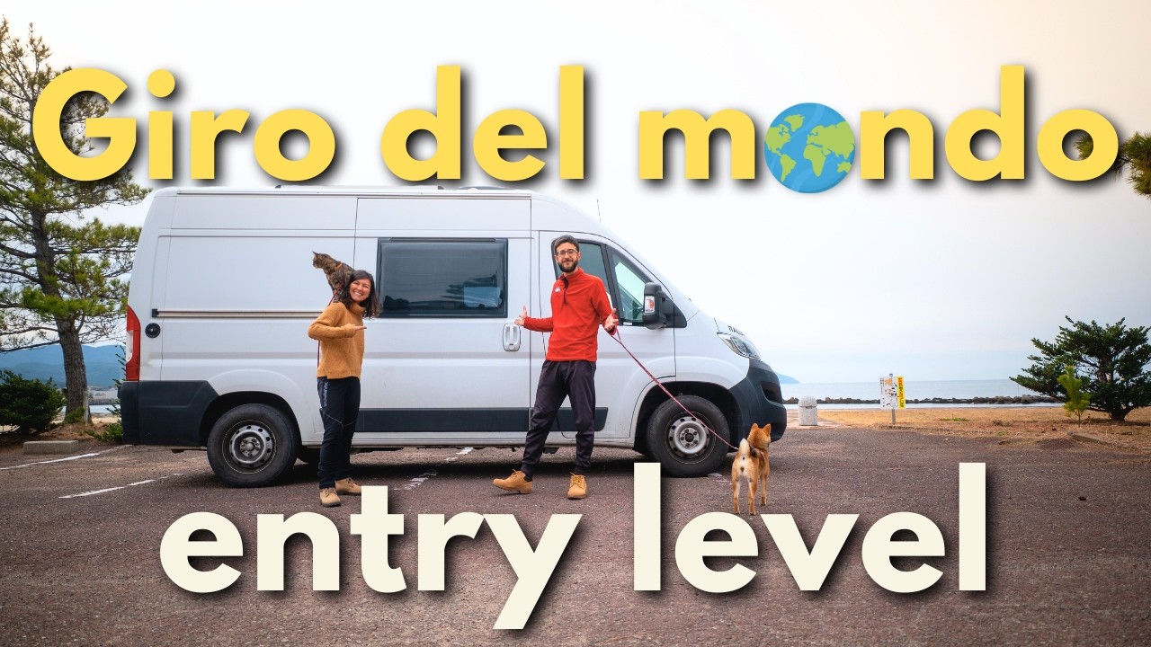 Tour del camper che ha guidato dall'Italia al Giappone