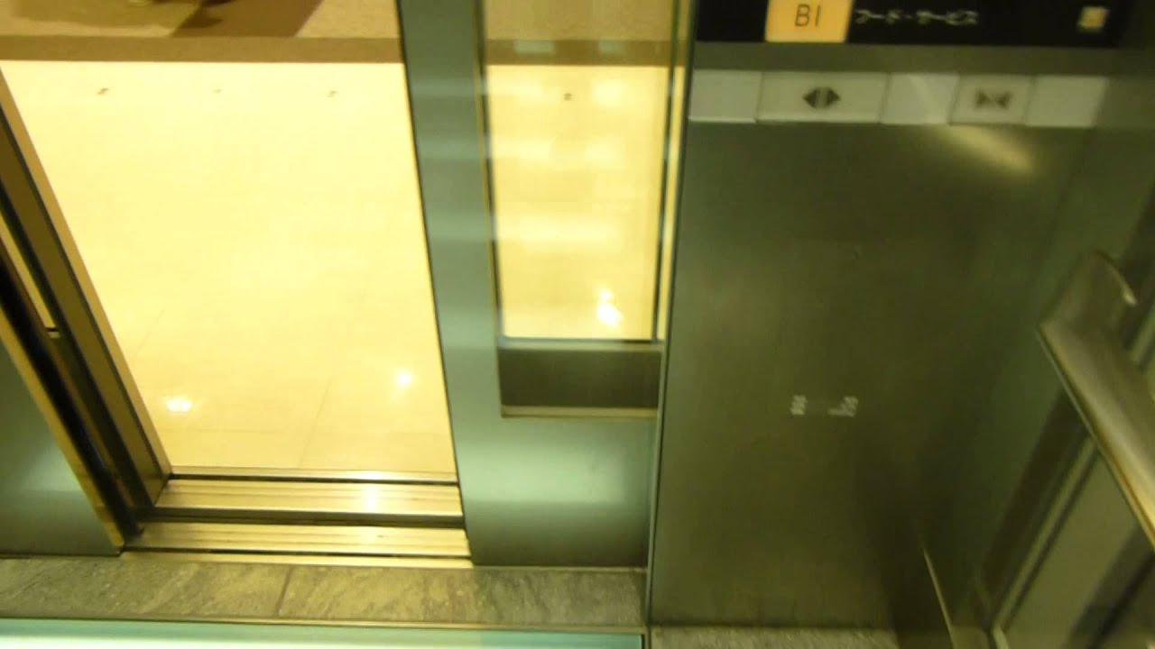 【2014.7】JR博多シティ中央エレベーター(各階停止)