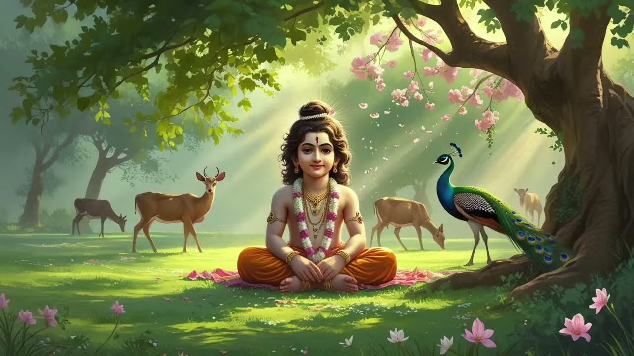 KRISHANAYA VASUDEVAYA 108 Times | POWERFUL Krishna Mantra for Inner Peace #trending #viral