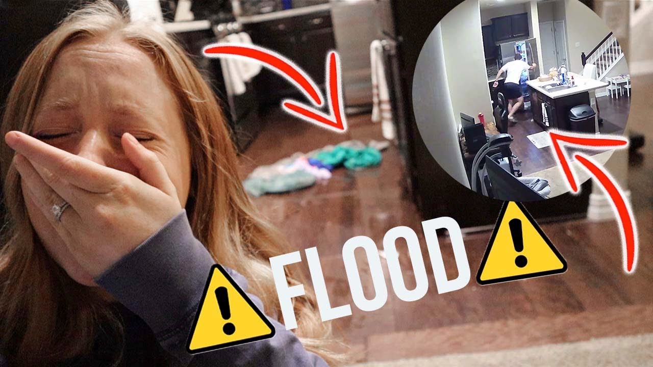 OUR HOUSE FLOODED! *LIVE SECURITY CAM FOOTAGE*