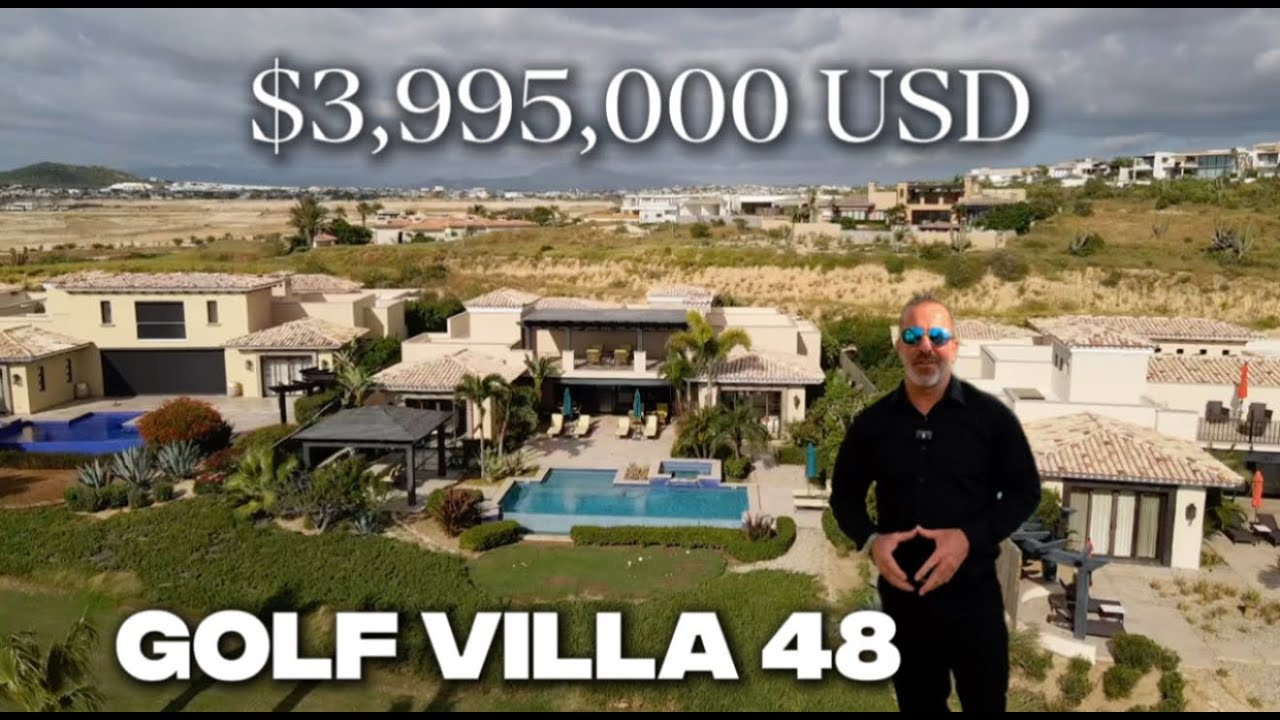 Inside a $3.95M Diamante Golf Villa in Cabo | 8,379 SF Luxury Home Tour (Seller Financing!)