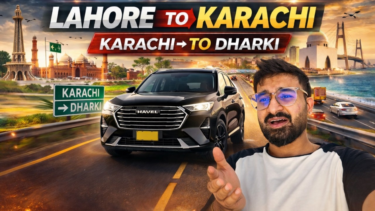 I Traveled Across Pakistan NONSTOP 🇵🇰 | Lahore → Karachi → Dharki (Part 1)
