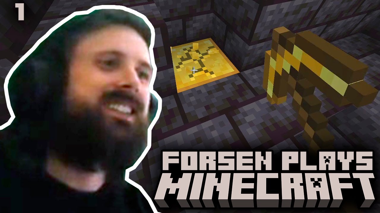 Forsen remembers how to play Minecraft (1)