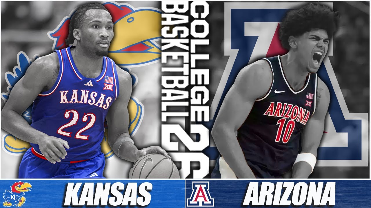 Kansas vs Arizona | PS5 College Basketball 26 | PS5 Gameplay