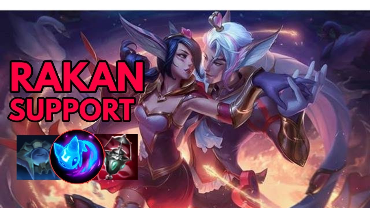 Sweetheart Rakan Support-League of Legends Full Gameplay