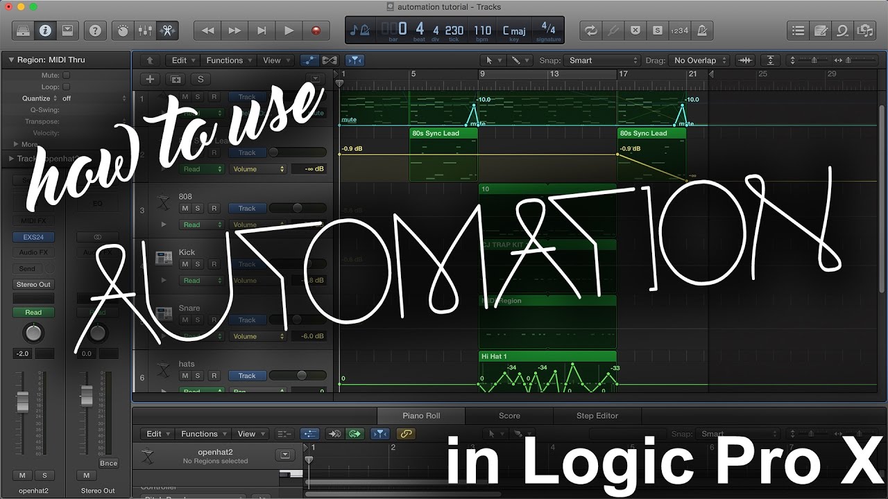 How to use Automation in Logic Pro X | Beat Maker Tutorials