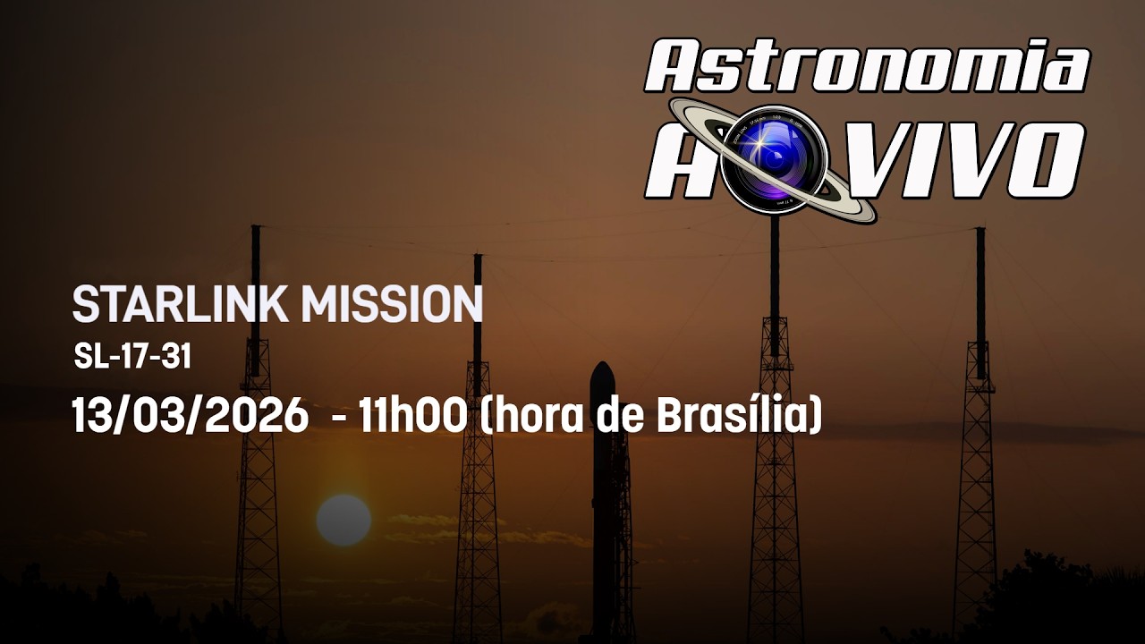 Lançamento - Foguete Falcon 9 • Missão Starlink - AO VIVO.