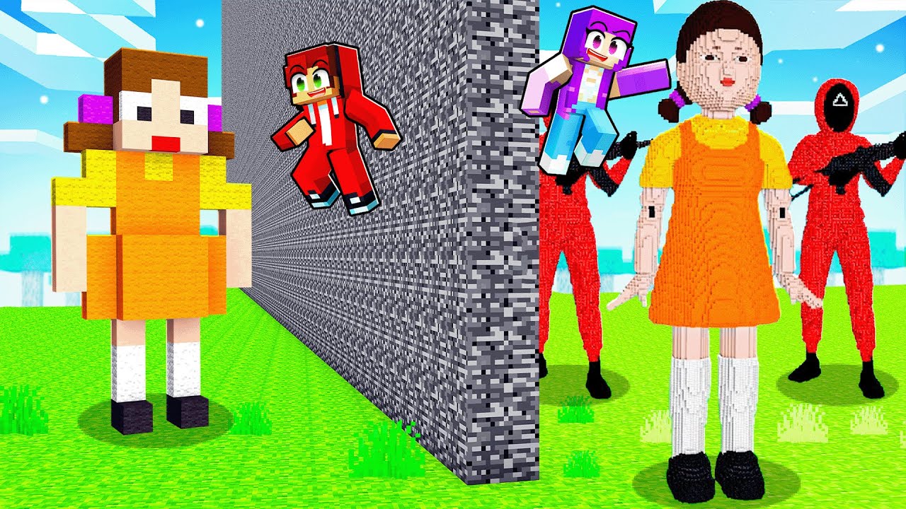 Minecraft Yapı Kapışmasında SQUID GAME OYUNU YAPTIK!