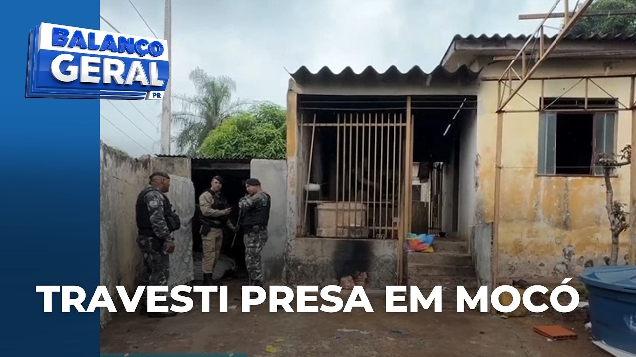 Travesti é presa em mocó em Londrina; local era usado para consumo de drogas