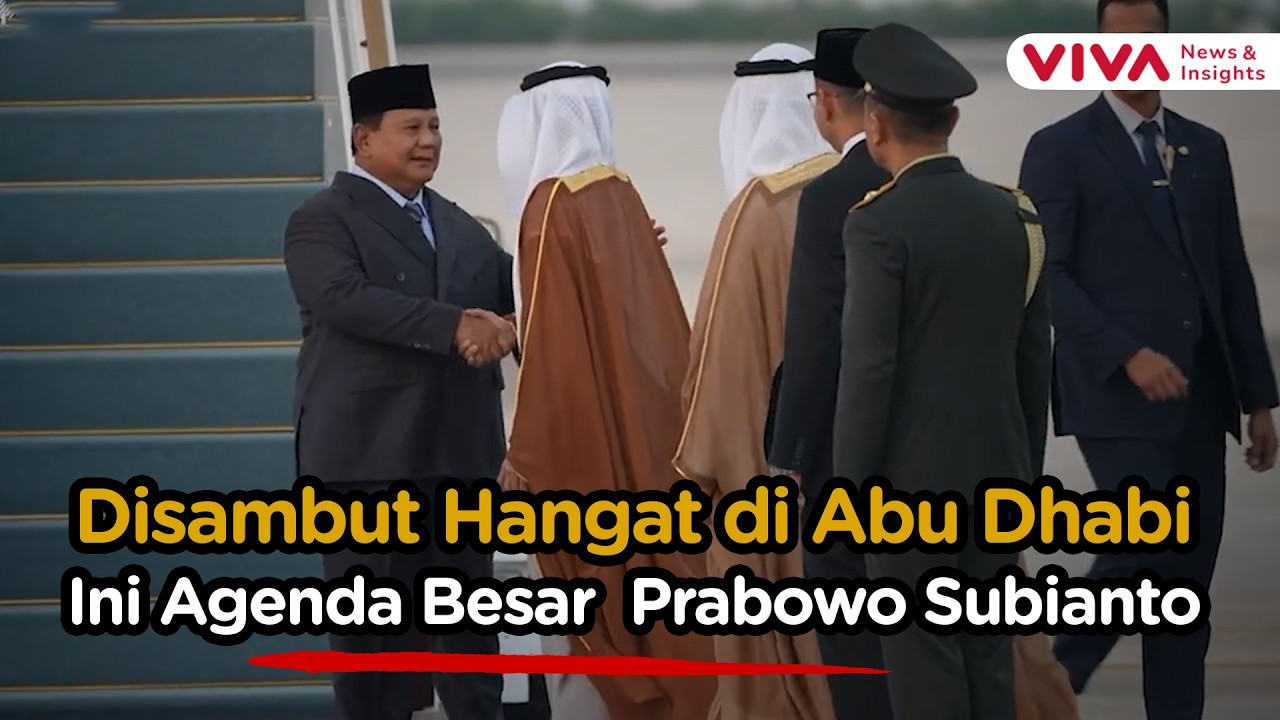 Tiba di UEA, Prabowo Subianto Disambut Pejabat Tinggi, Agenda Besar Menanti!