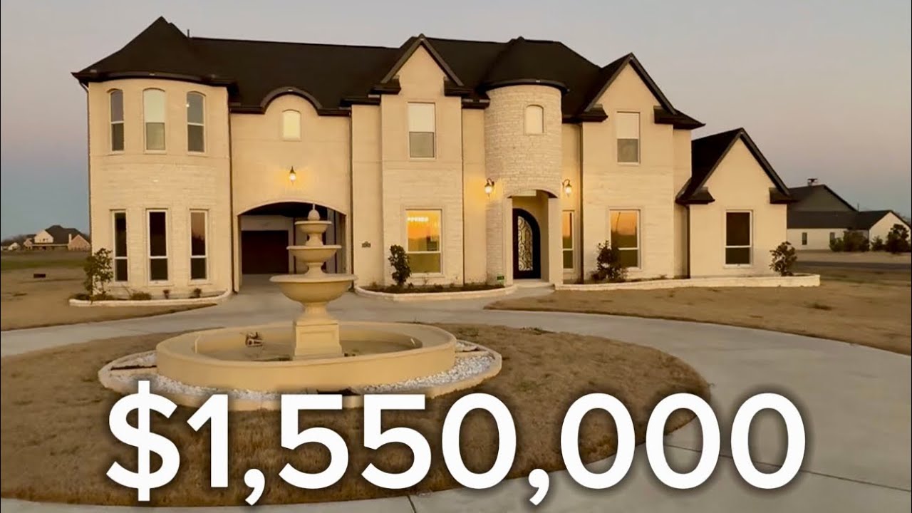 BRAND NEW MODERN LUXURY CASTLE HOME TOUR IN MCKINNEY, TEXAS!